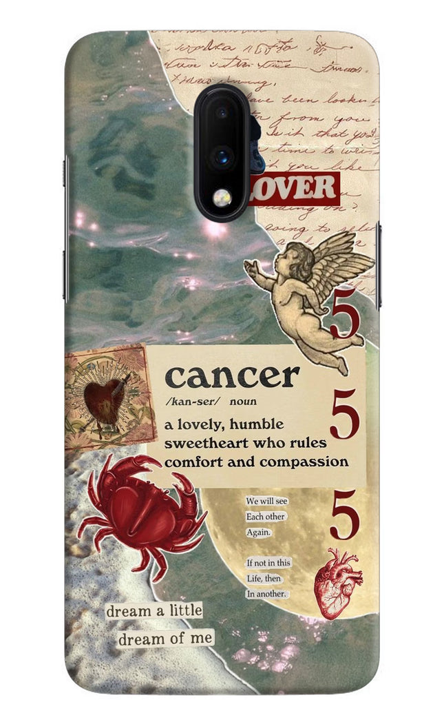 Cancer Zodiac Oneplus 7 Hard Case Back Cover by Casekaro