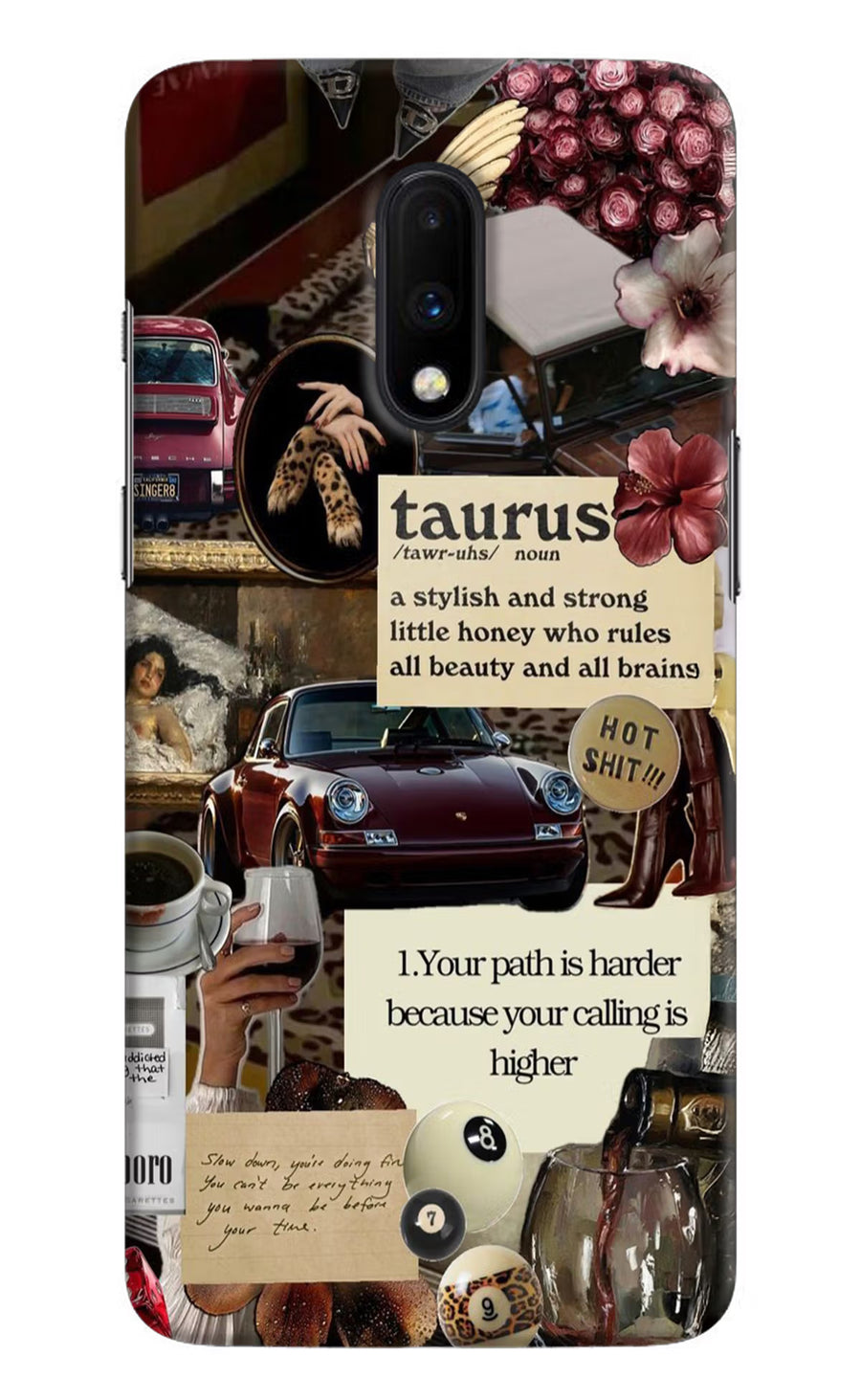 Taurus Zodiac Oneplus 7 Back Cover, Hard case