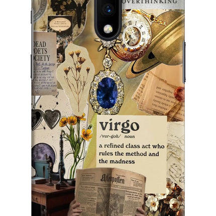 Virgo Zodiac Oneplus 7 Hard Case Back Cover by Casekaro