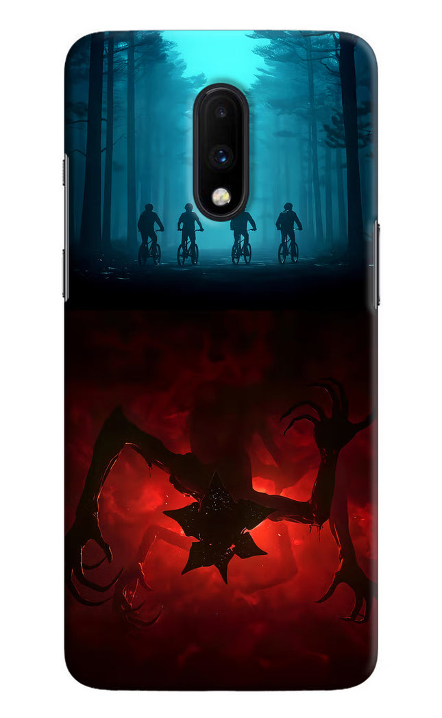 Ordinary Things Downside Up Oneplus 7 Hard Case Back Cover by Casekaro