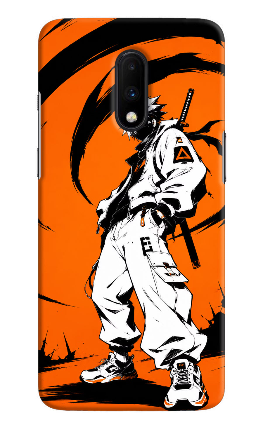 Street Samurai  Oneplus 7 Back Cover, Hard case