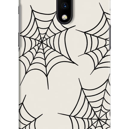 Spider Web Oneplus 7 Hard Case Back Cover by Casekaro