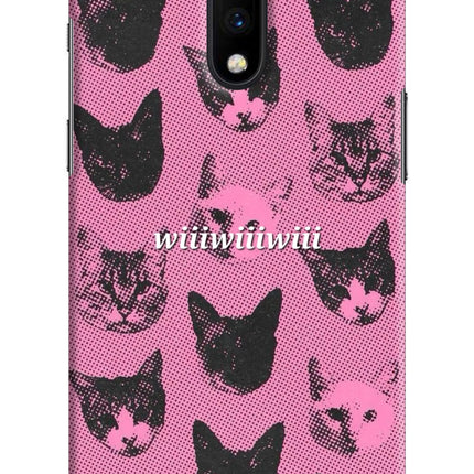 Pink Cats Oneplus 7 Hard Case Back Cover by Casekaro