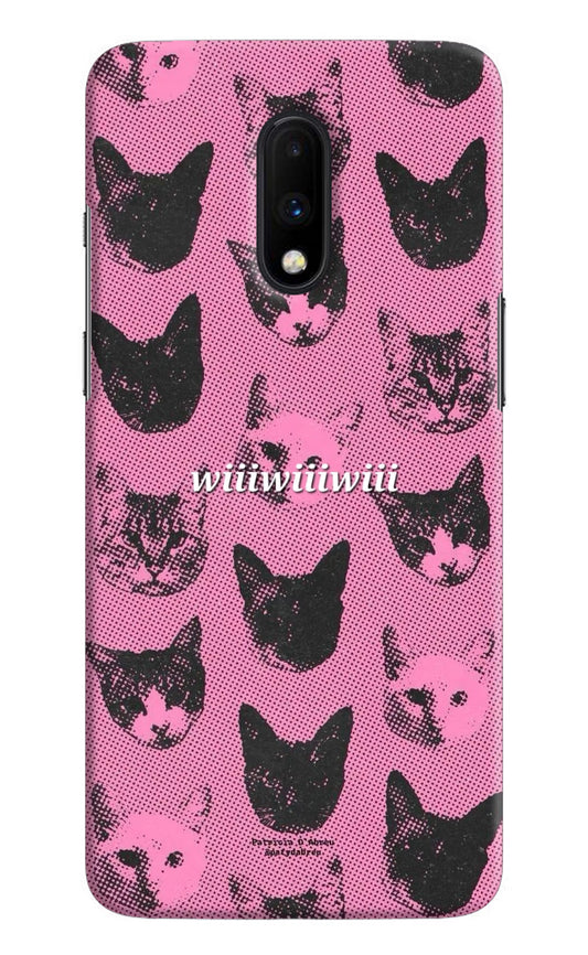 Pink Cats Oneplus 7 Back Cover