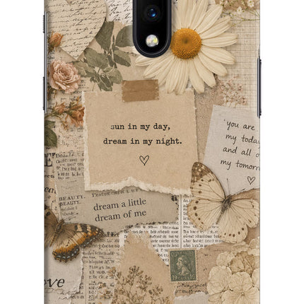 Vintage case Oneplus 7 Hard Case Back Cover by Casekaro