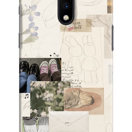 Soft Aesthetic Oneplus 7 Hard Case Back Cover by Casekaro