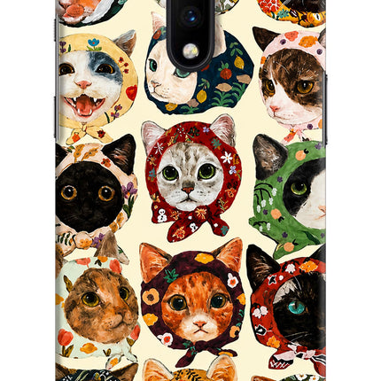 Cool Cat Oneplus 7 Hard Case Back Cover by Casekaro