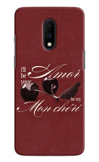 Velvet Cherry Oneplus 7 Hard Case Back Cover by Casekaro