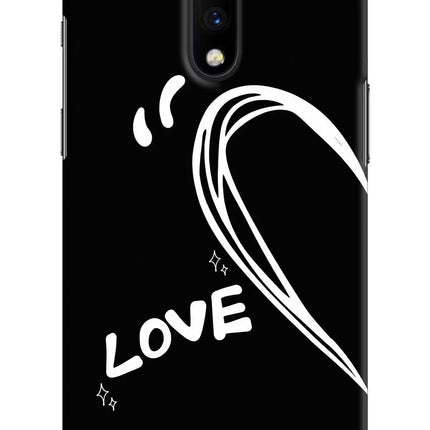 Love Line Oneplus 7 Hard Case Back Cover by Casekaro
