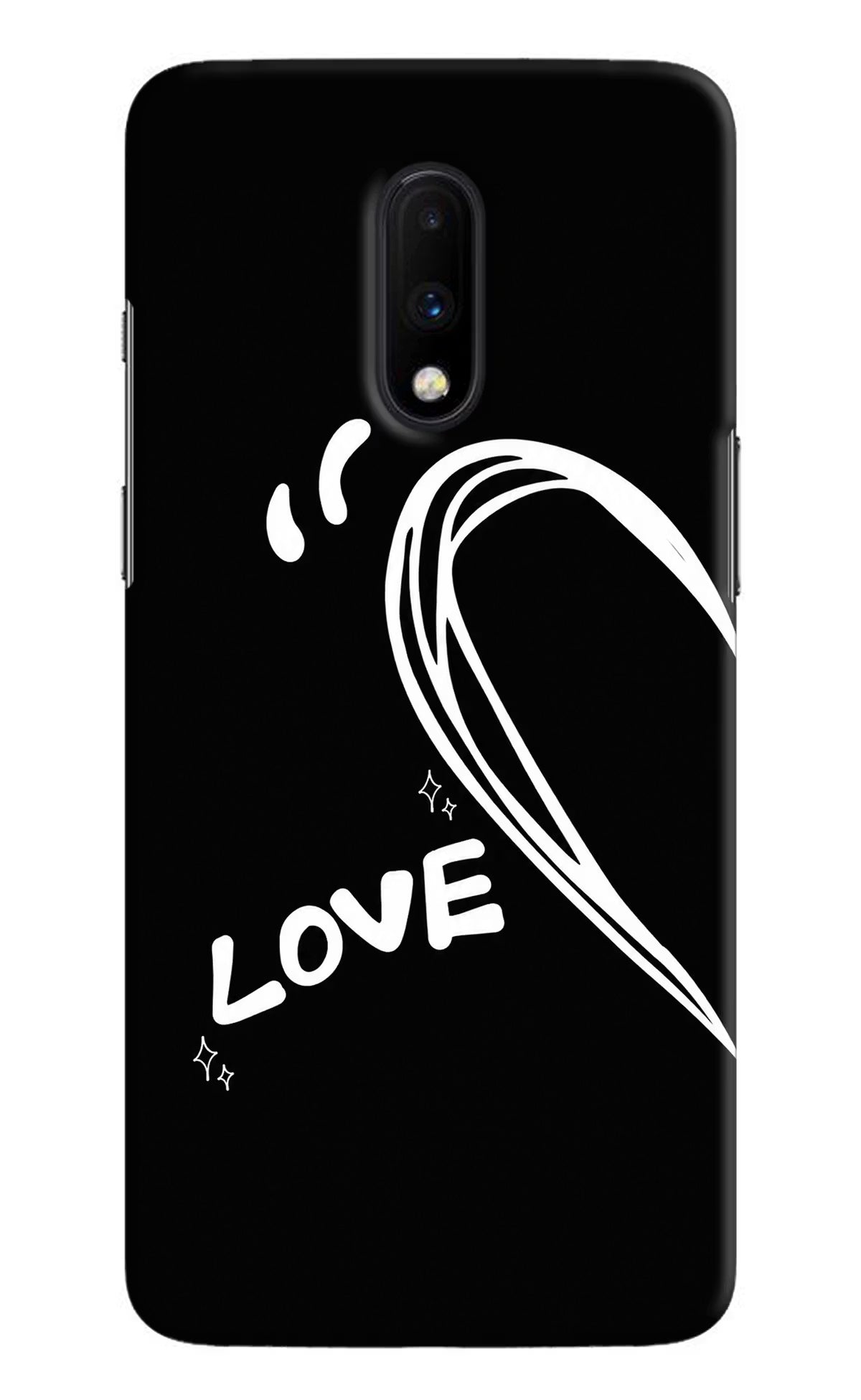 Love Line Oneplus 7 Back Cover
