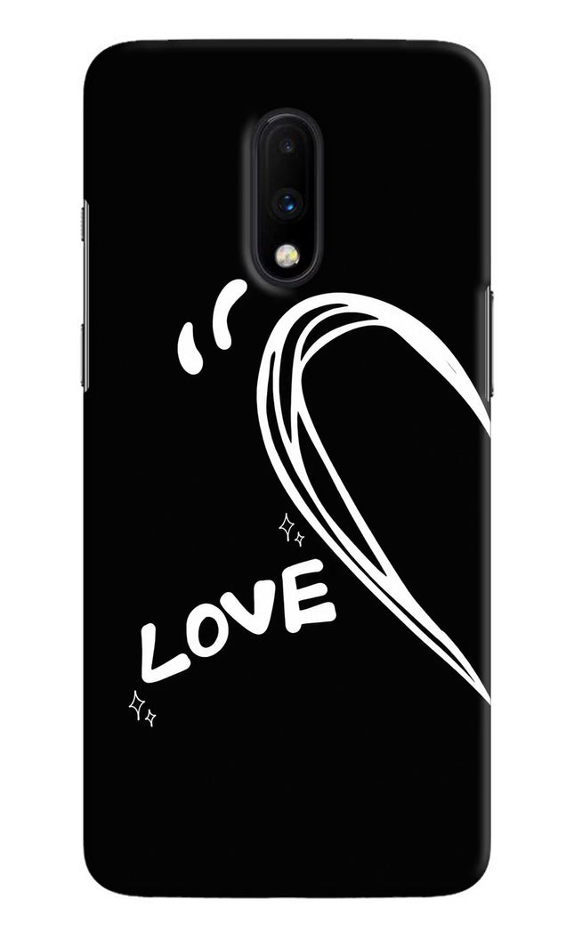 Love Line Oneplus 7 Hard Case Back Cover by Casekaro