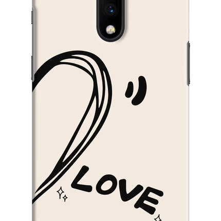 Soul Line Oneplus 7 Hard Case Back Cover by Casekaro