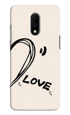Soul Line Oneplus 7 Hard Case Back Cover by Casekaro