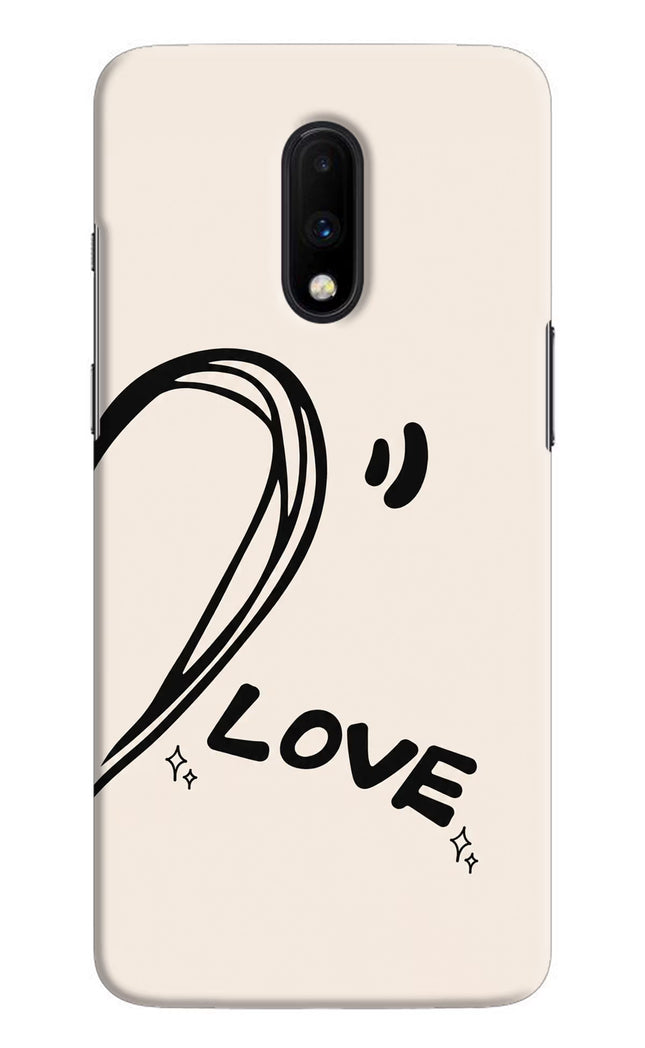 Soul Line Oneplus 7 Hard Case Back Cover by Casekaro