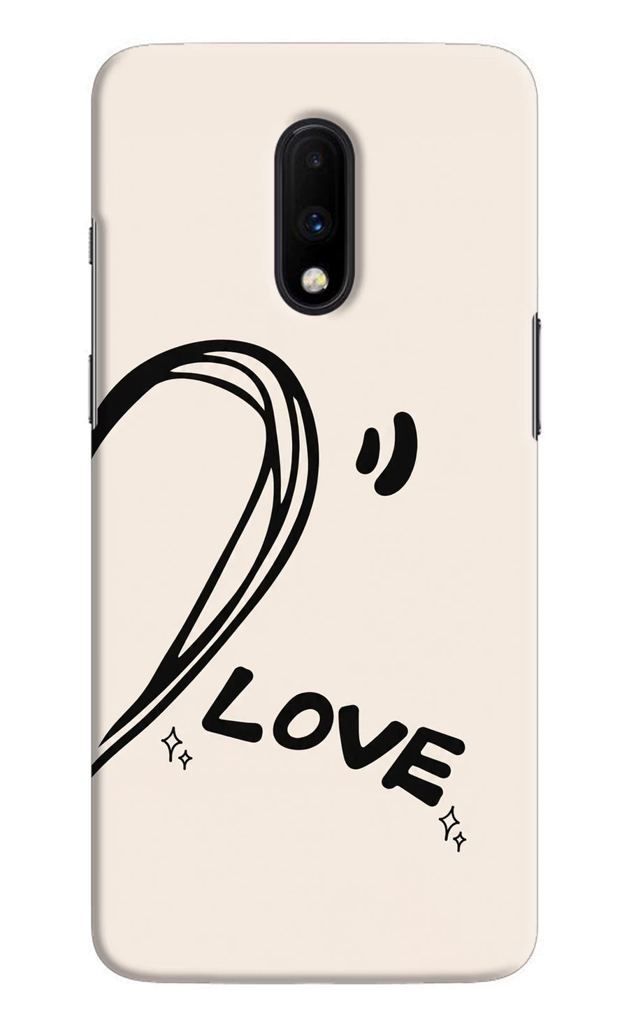 Soul Line Oneplus 7 Back Cover, Hard case