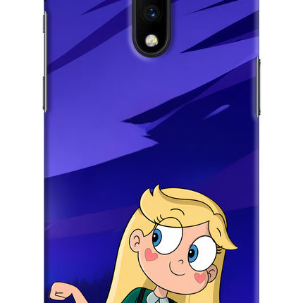 Star Glow Oneplus 7 Hard Case Back Cover by Casekaro