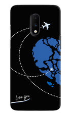 Love Orbit Oneplus 7 Hard Case Back Cover by Casekaro