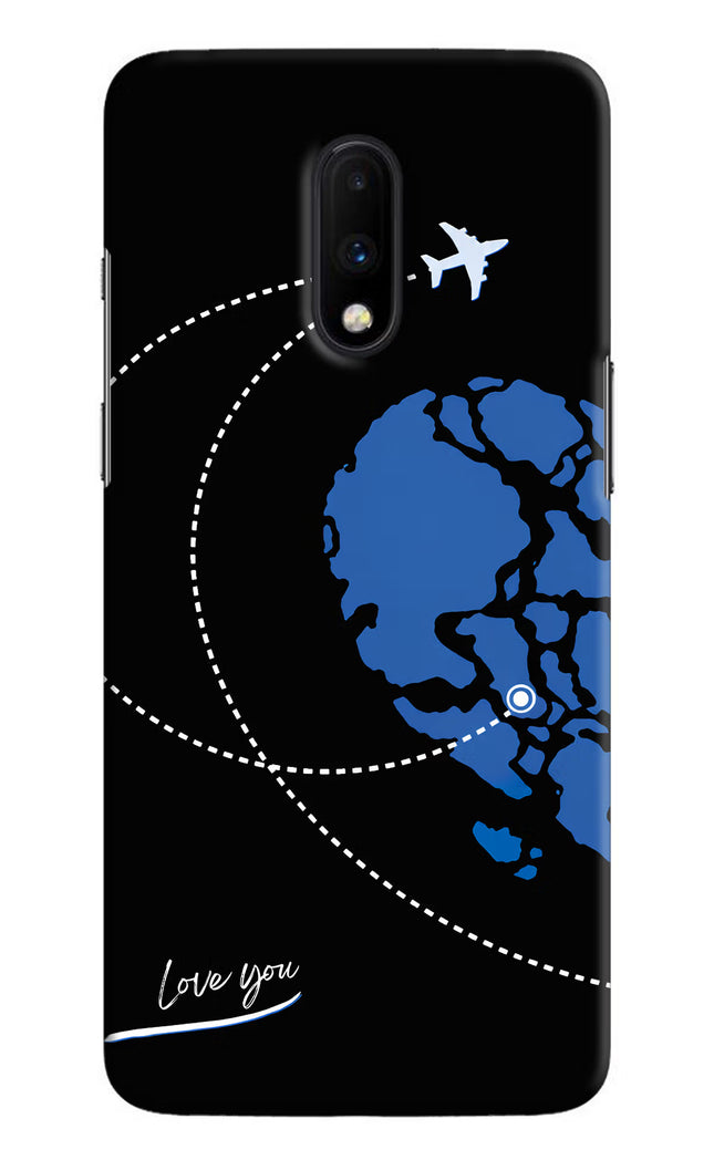 Love Orbit Oneplus 7 Hard Case Back Cover by Casekaro