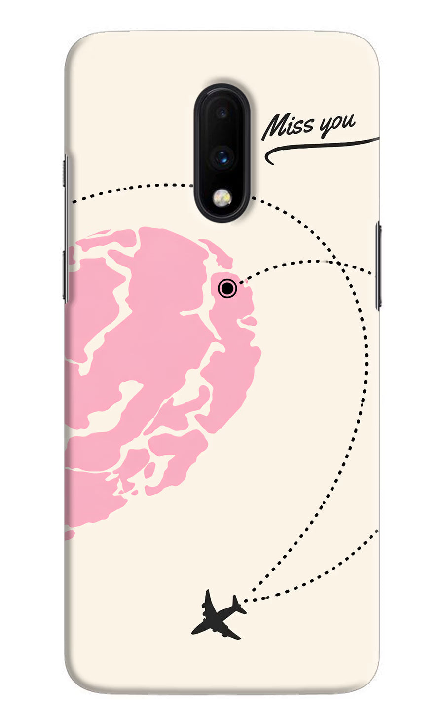 Miss Orbit Oneplus 7 Back Cover, Hard case