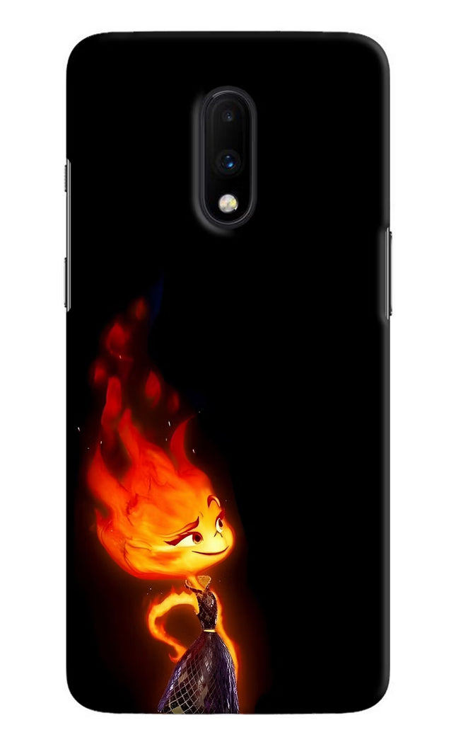 Ember Flame Oneplus 7 Hard Case Back Cover by Casekaro