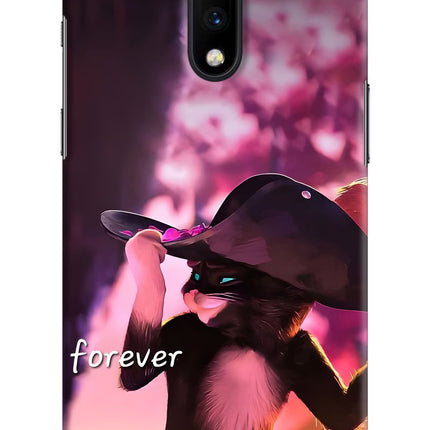 Forever Cat Oneplus 7 Hard Case Back Cover by Casekaro