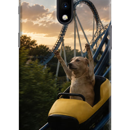 Rollercoaster Dog Oneplus 7 Hard Case Back Cover by Casekaro