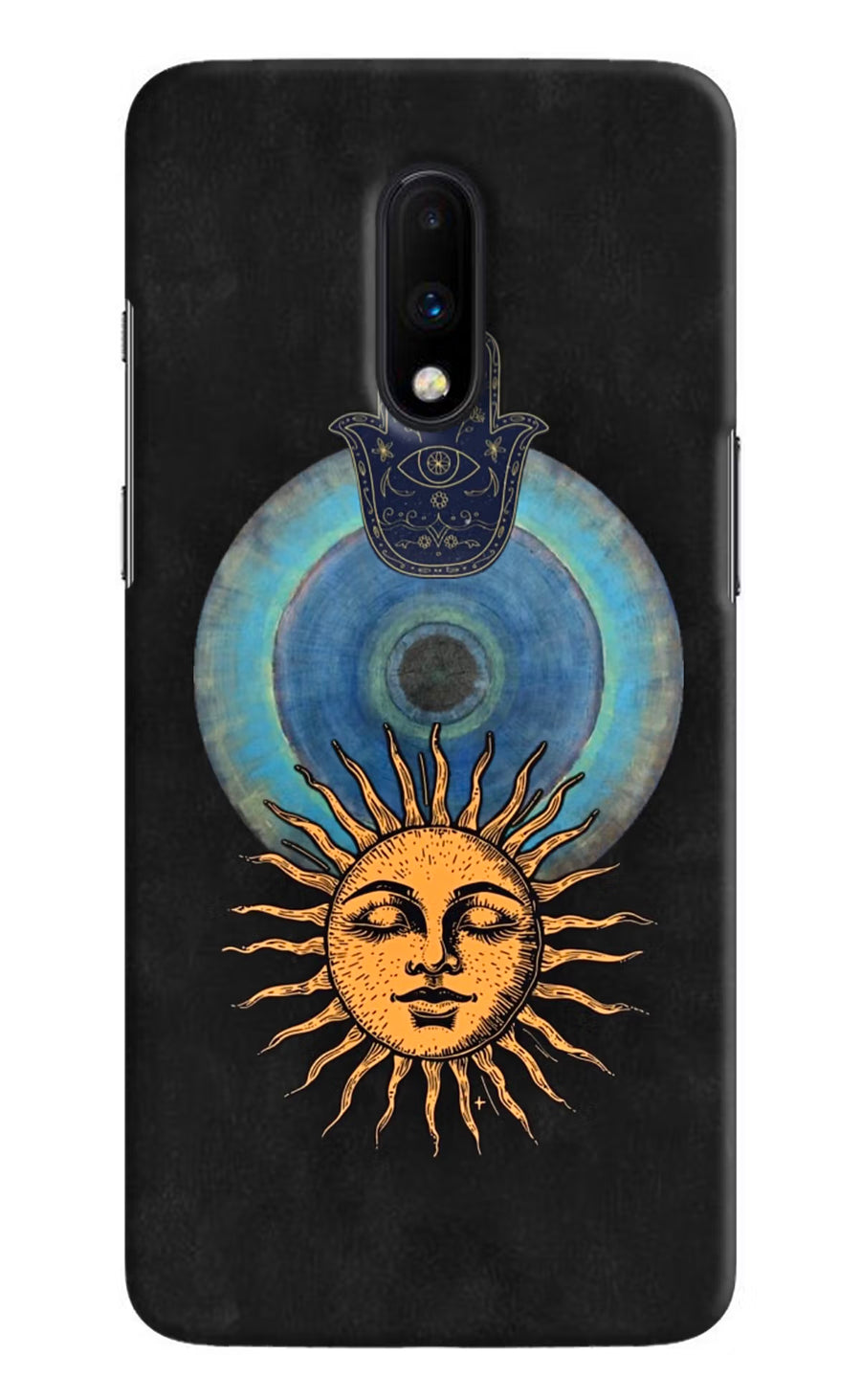 Divine Sun Oneplus 7 Back Cover, Hard case
