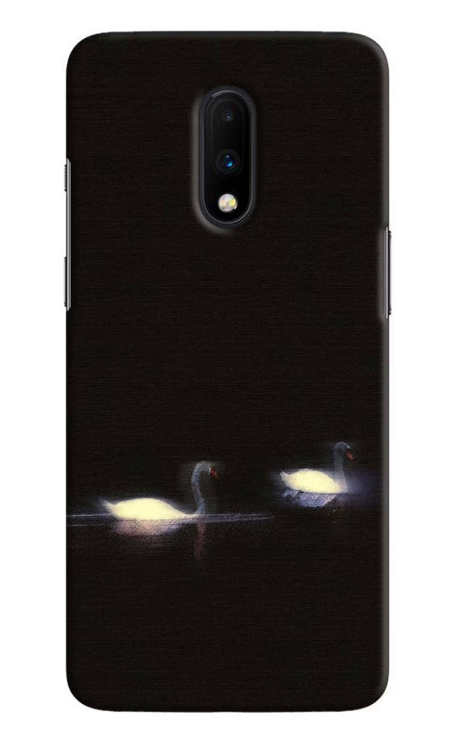 Silent Swans Oneplus 7 Hard Case Back Cover by Casekaro
