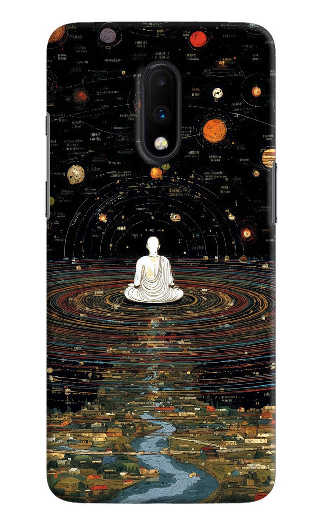 Space Monk Oneplus 7 Hard Case Back Cover by Casekaro