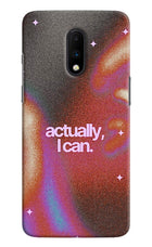 Pink Aura Oneplus 7 Hard Case Back Cover by Casekaro