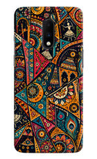 Folk Print Oneplus 7 Hard Case Back Cover by Casekaro