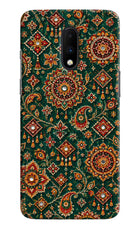 Green Pataka Oneplus 7 Hard Case Back Cover by Casekaro