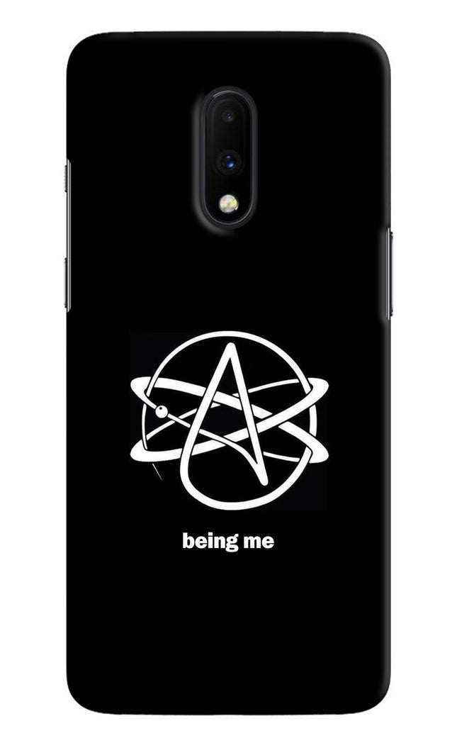 Atheist Symbol Oneplus 7 Hard Case Back Cover by Casekaro