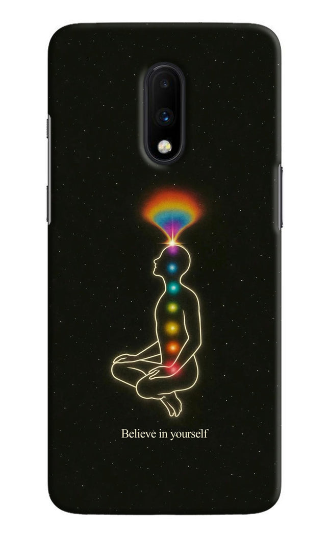 Believe in yourself Oneplus 7 Hard Case Back Cover by Casekaro