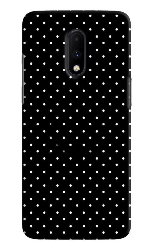 White Dots Oneplus 7 Pop Case by Casekaro