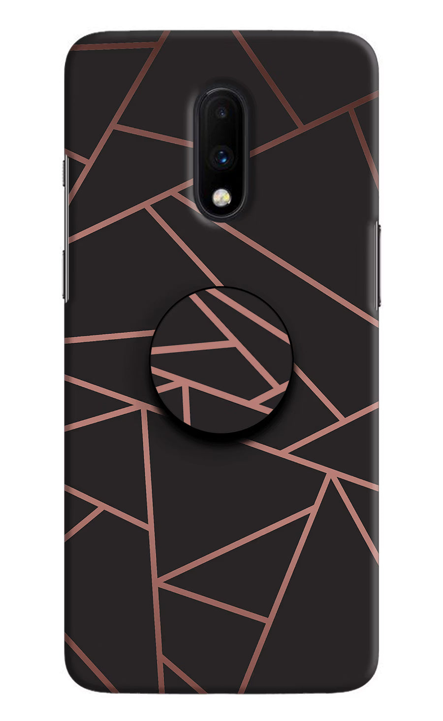 Geometric Pattern Oneplus 7 Pop Case, Hard case
