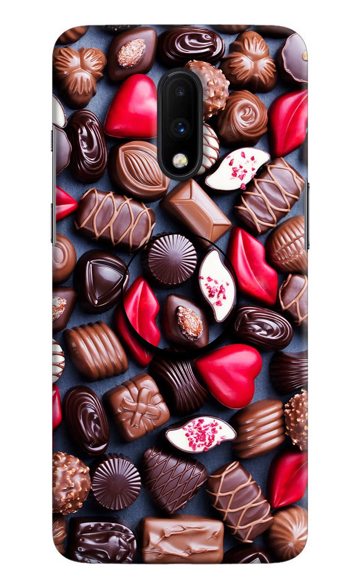 Chocolates Oneplus 7 Pop Case by Casekaro
