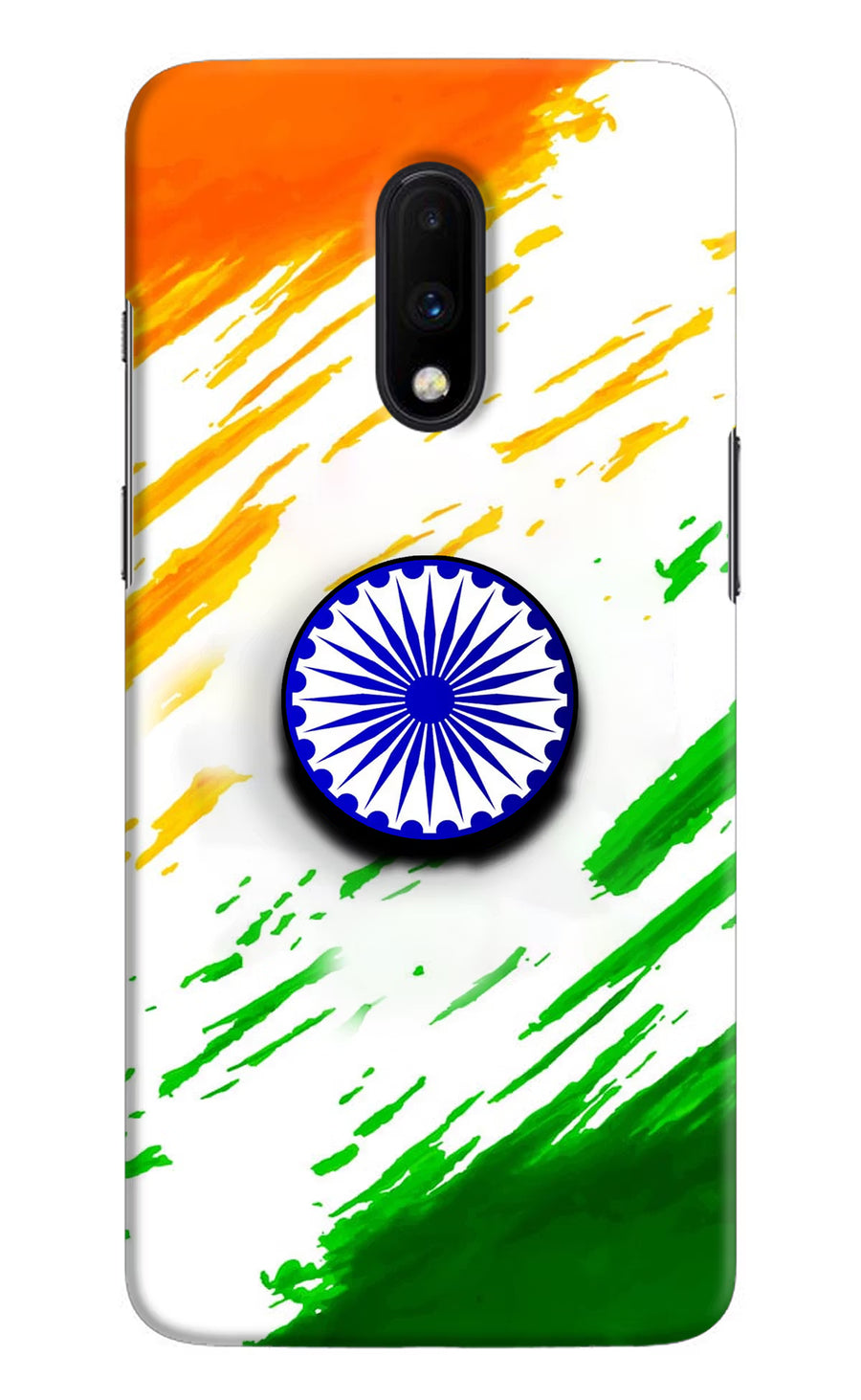 Indian Flag Ashoka Chakra Oneplus 7 Pop Case, Hard case