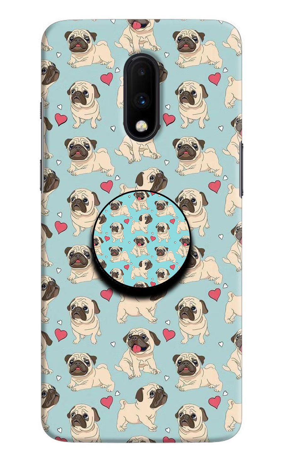 Pug Dog Oneplus 7 Pop Case, Hard case