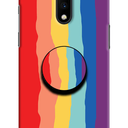 Rainbow Oneplus 7 Pop Case by Casekaro