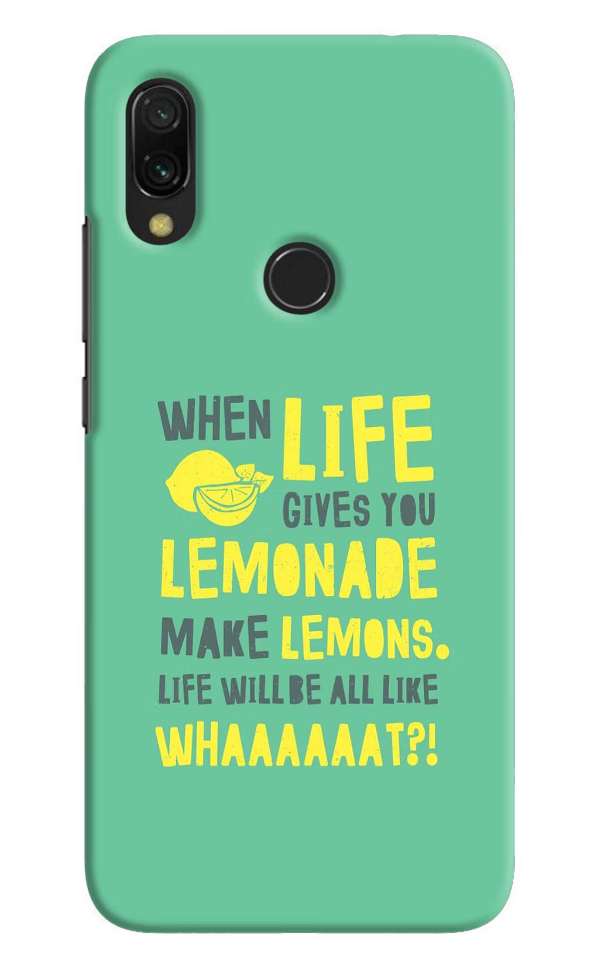 Quote Redmi 7 Hard Case Back Cover by Casekaro