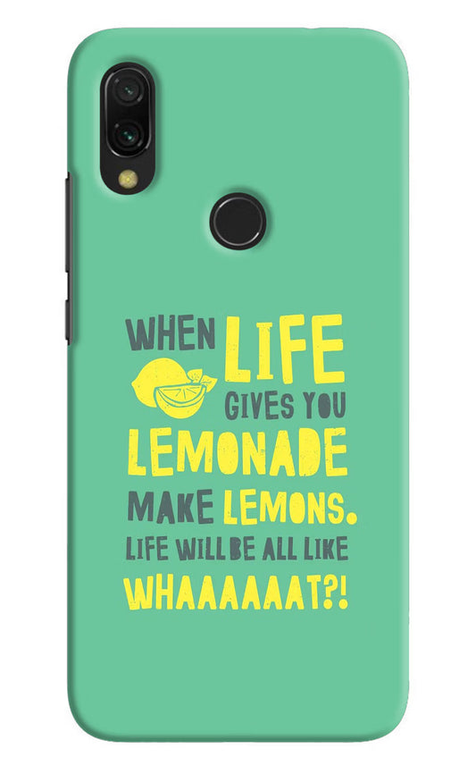 Quote Redmi 7 Hard Case Back Cover by Casekaro