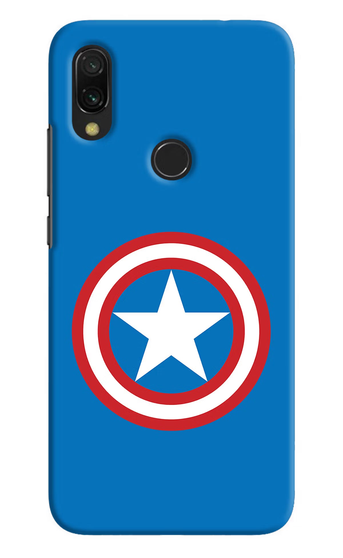Captain America Logo Redmi 7 Hard Case Back Cover by Casekaro