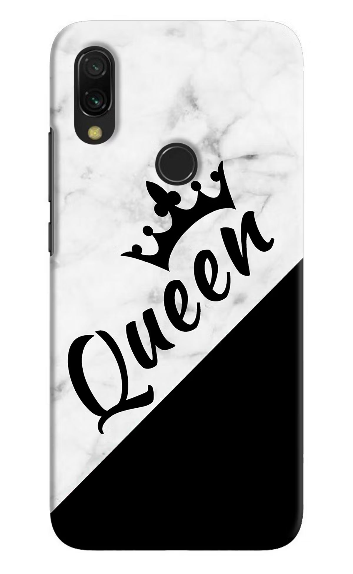 Queen Redmi 7 Hard Case Back Cover by Casekaro