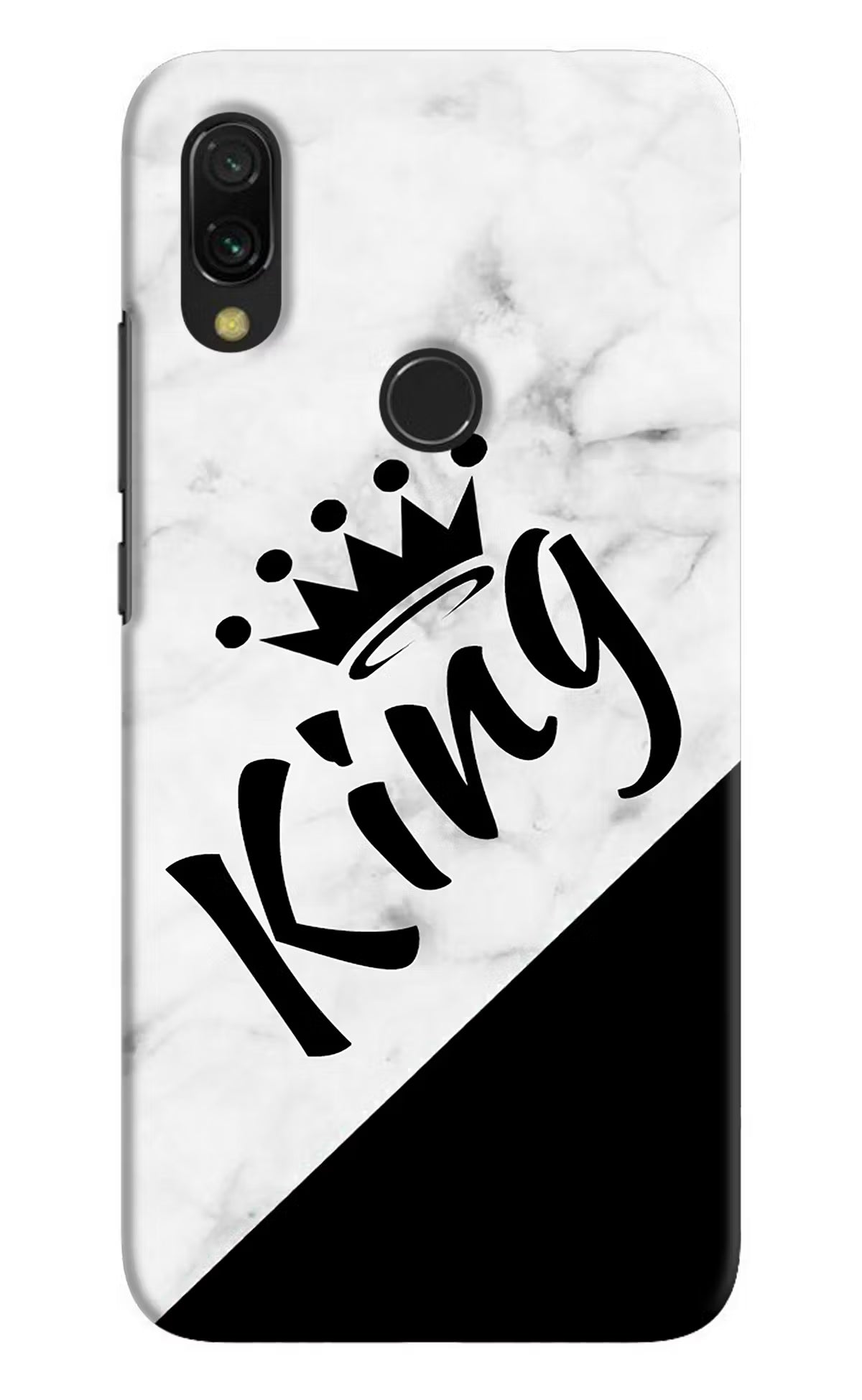 King Redmi 7 Hard Case Back Cover by Casekaro