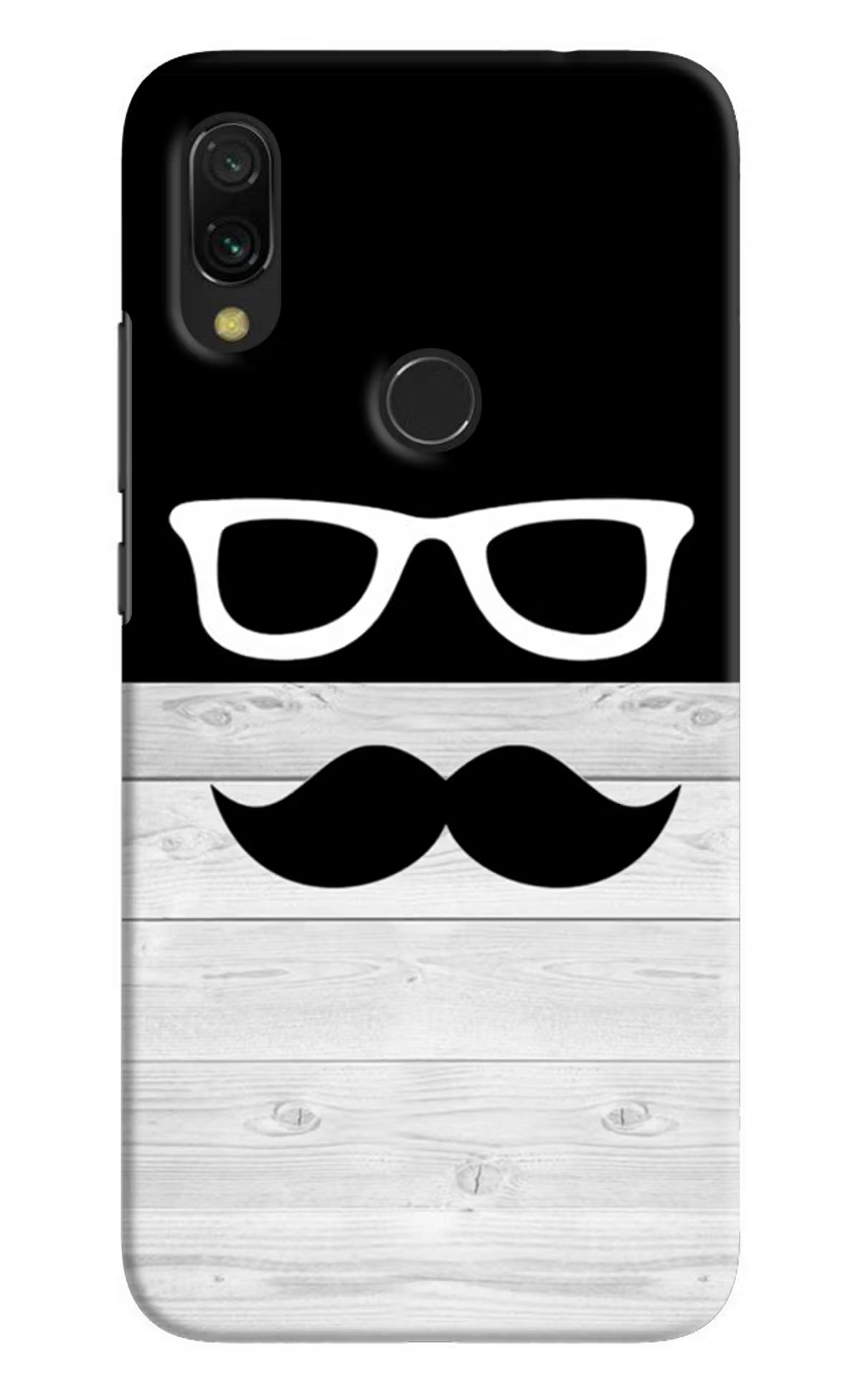 Mustache Redmi 7 Hard Case Back Cover by Casekaro