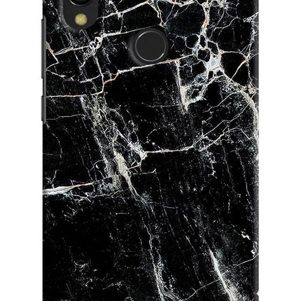 Black Marble Texture Redmi 7 Hard Case Back Cover by Casekaro