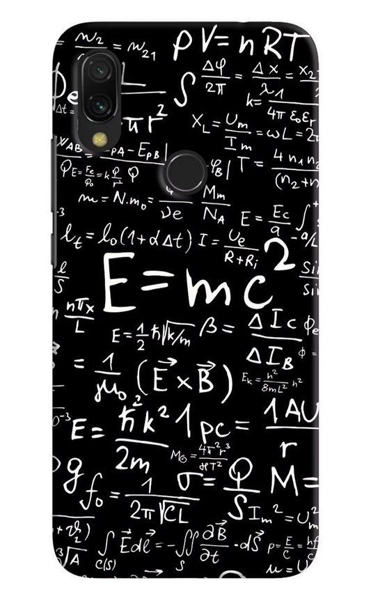 Physics Formula Redmi 7 Hard Case Back Cover by Casekaro