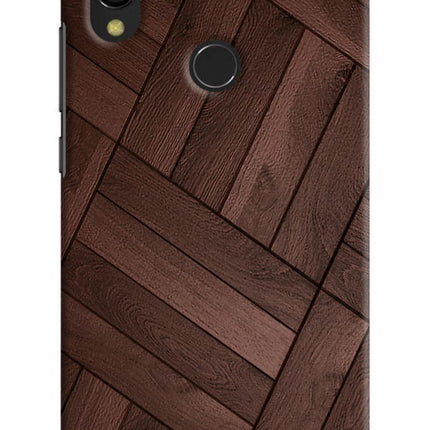 Wooden Texture Design Redmi 7 Hard Case Back Cover by Casekaro