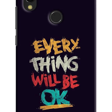 Everything Will Be Ok Redmi 7 Hard Case Back Cover by Casekaro